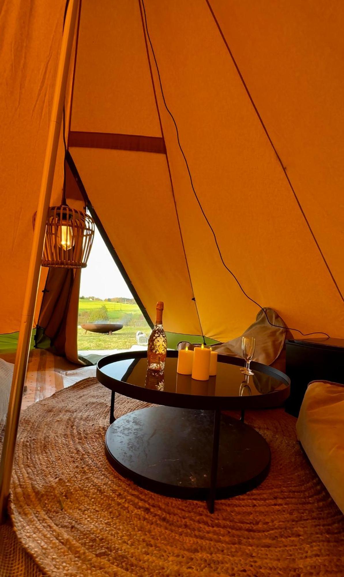 מלון אבנרה Krusmolle Glamping מראה חיצוני תמונה